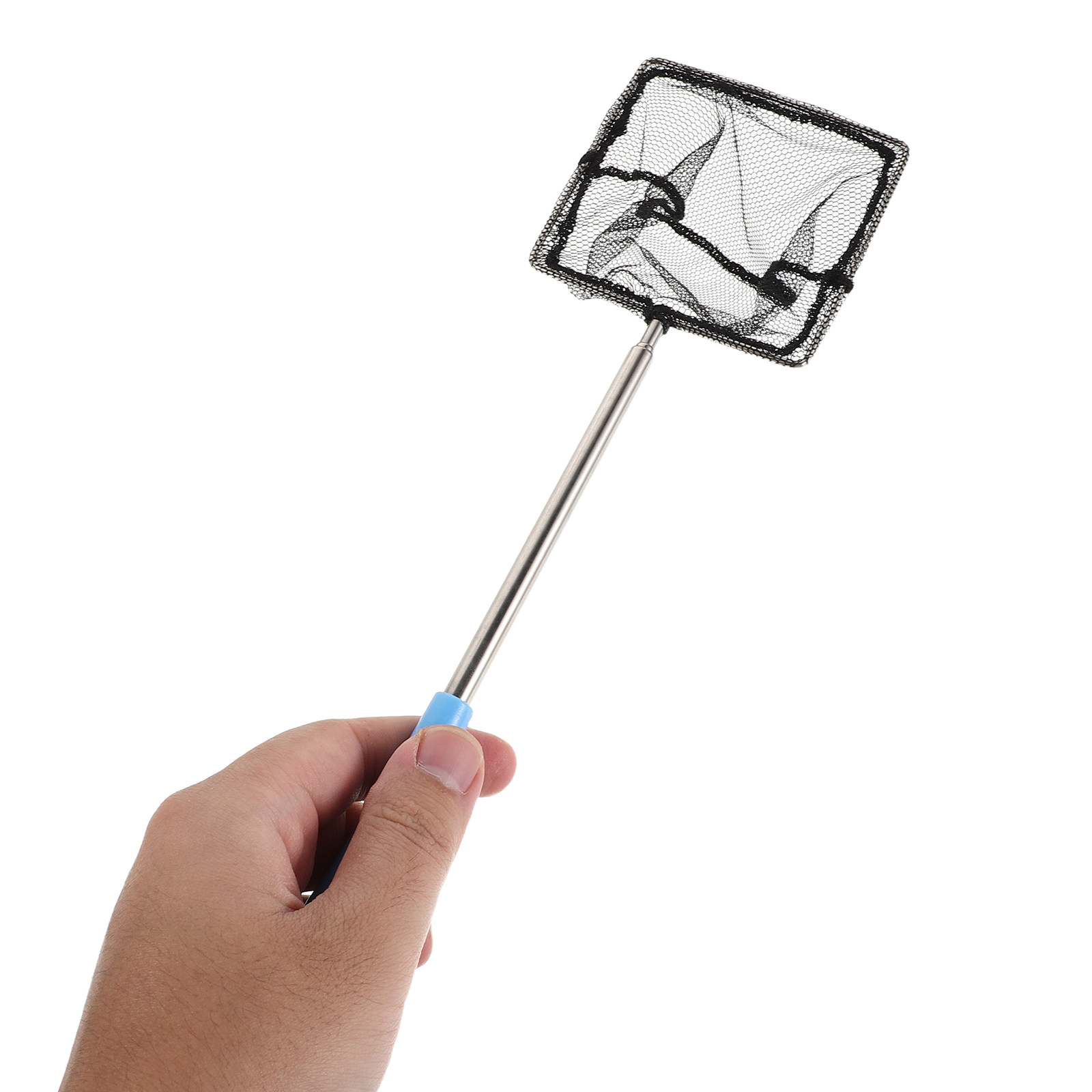 Aquarium Fish Net Small - 2Pcs Extendable Fish Scoop Net Telescopic