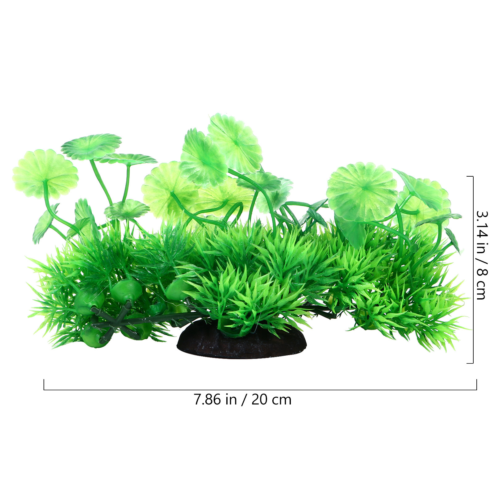2Pcs Vivid Plastic Artificial  - Aquarium Fish Low Maintenance ulasan dan harga