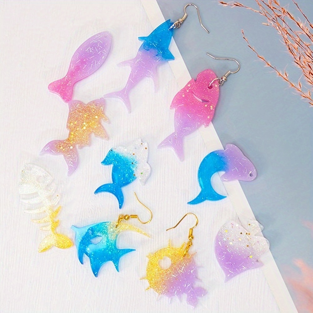 The Ocean-themed Earring And P - Aquarium Fish Marine ulasan dan harga