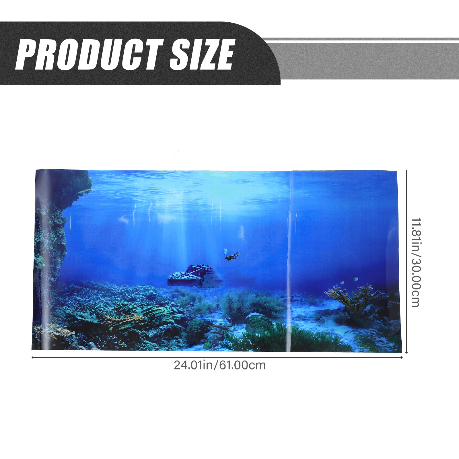 Aquarium Background Sticker Fi - Aquarium Fish Wallpaper ulasan dan harga