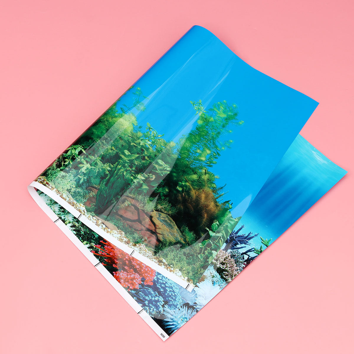 Aquarium Background Decal Doub - Aquarium Fish Wallpaper ulasan dan harga