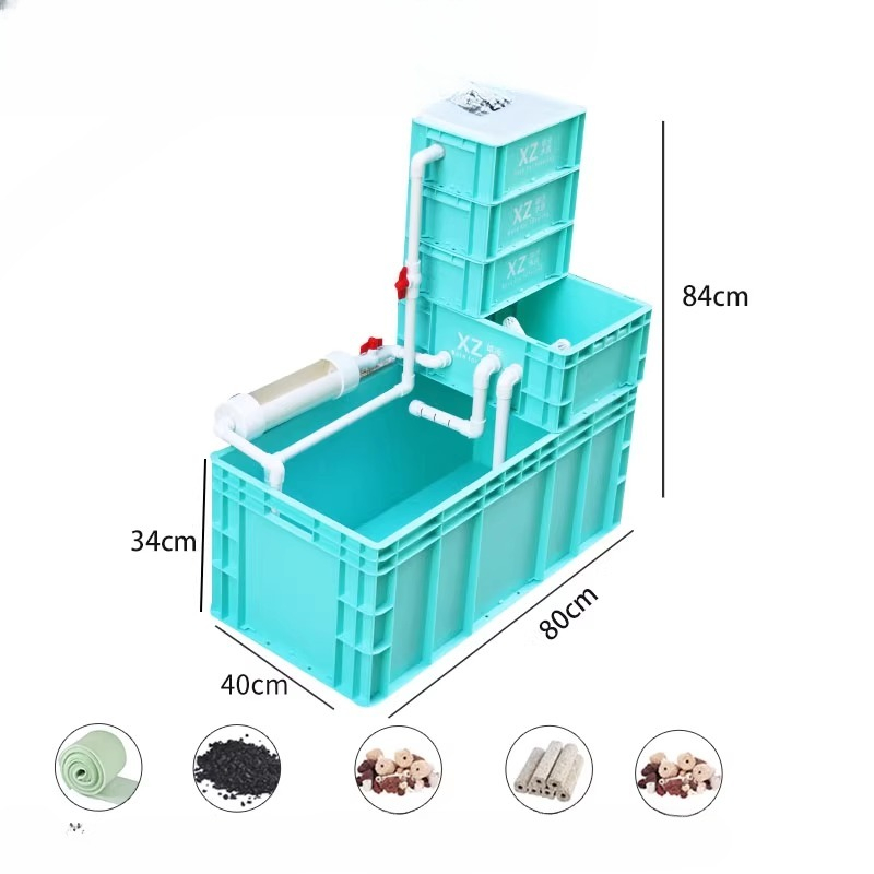 Turtle Tank with Built-in Filt - Aquarium Fish Low Maintenance ulasan dan harga