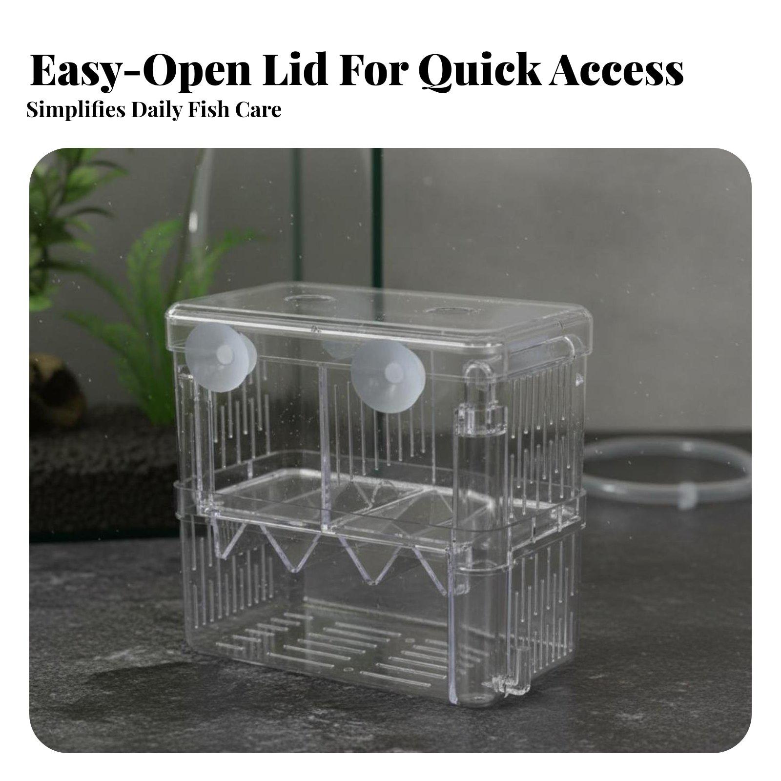 Double Layer Aquarium Breeding - Aquarium Fish Breeding ulasan dan harga