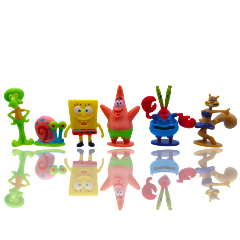 6pcs SpongeBob Fish Tank Decor - Aquarium Fish Breeding ulasan dan harga