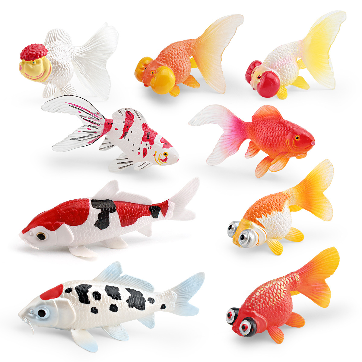 Colorful Lifelike Plastic Gold - Aquarium Fish Reviews ulasan dan harga