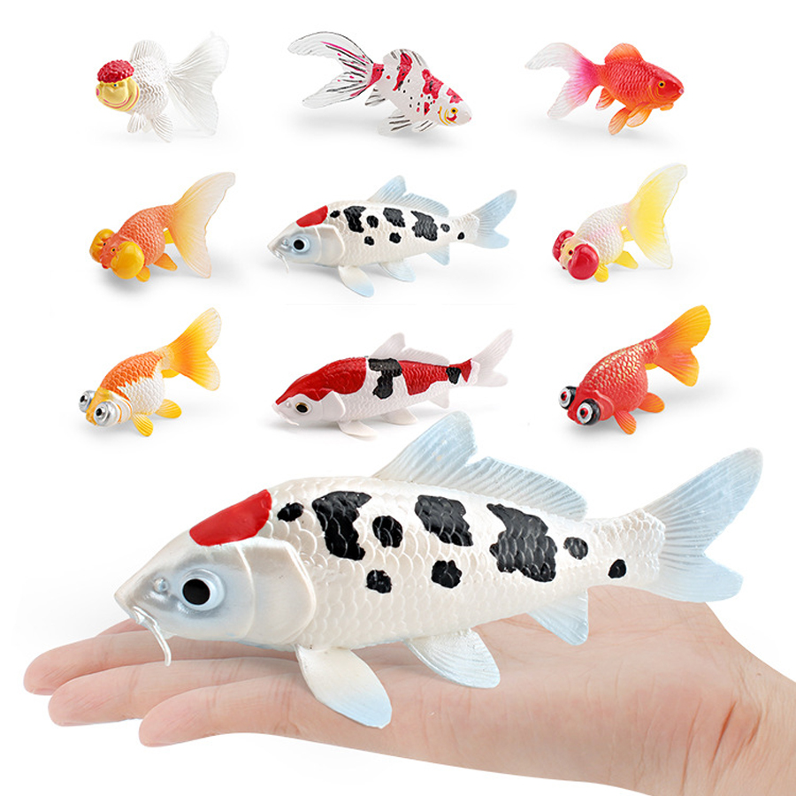 Colorful Lifelike Plastic Gold - Aquarium Fish Reviews ulasan dan harga