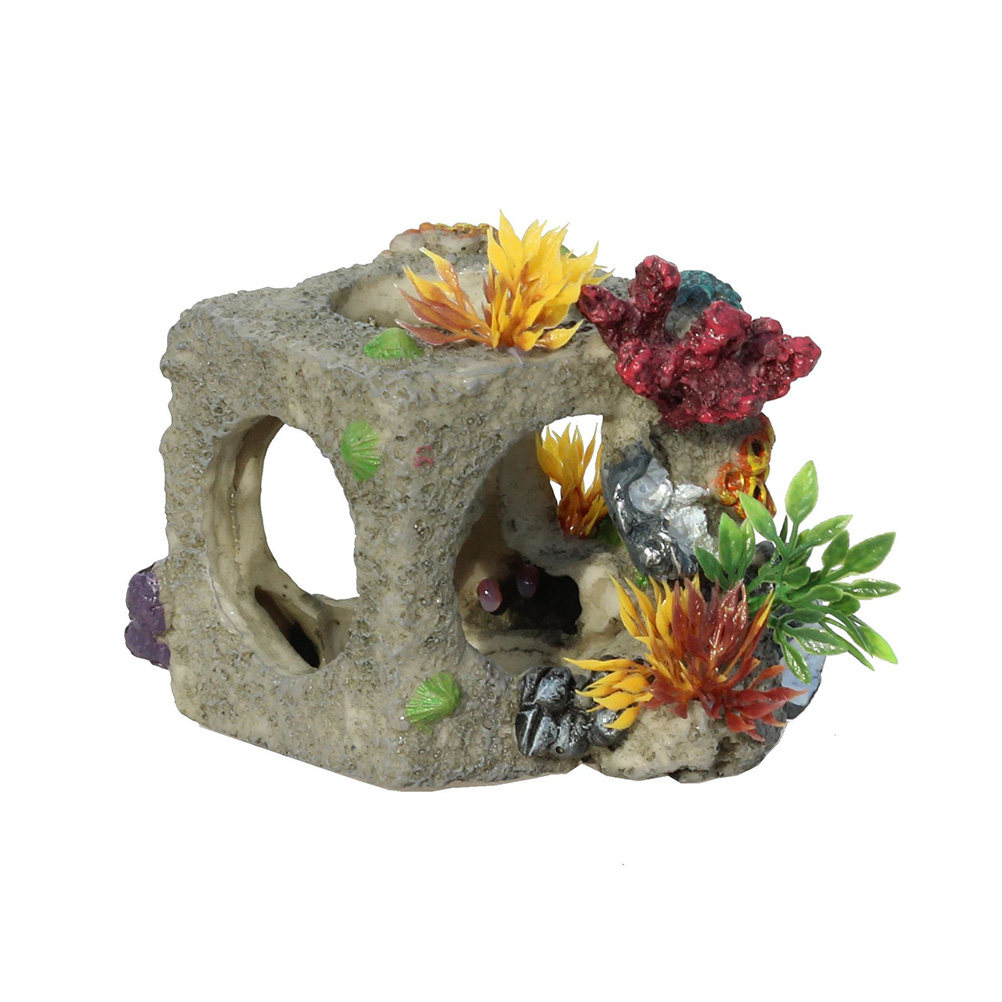 1Pcs Lifelike Coral Stone Aqua - Aquarium Fish Low Maintenance ulasan dan harga