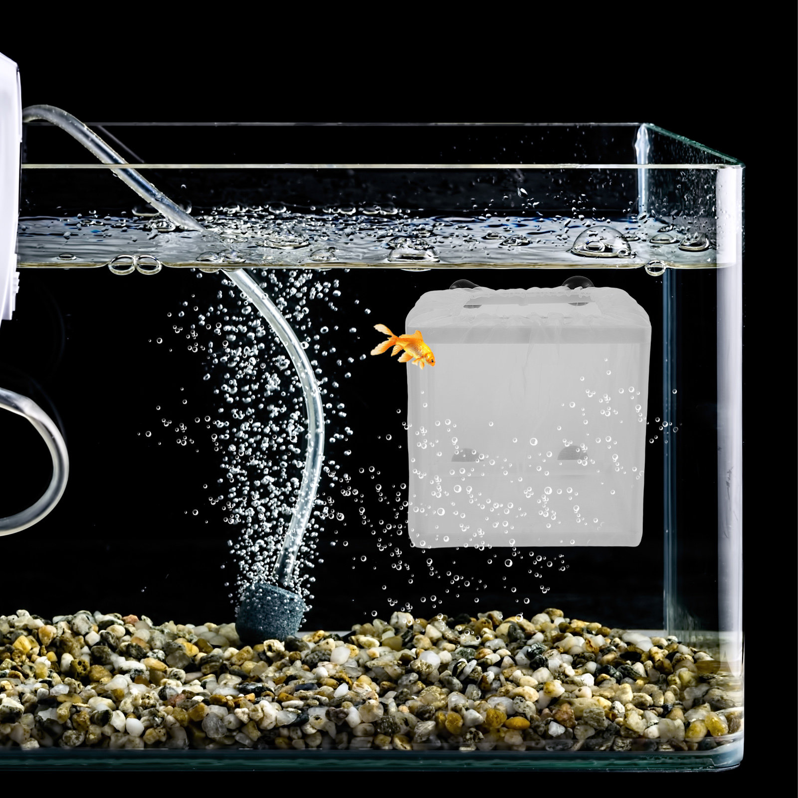 2Pcs Fish Breeding Isolation B - Aquarium Fish Net Small ulasan dan harga