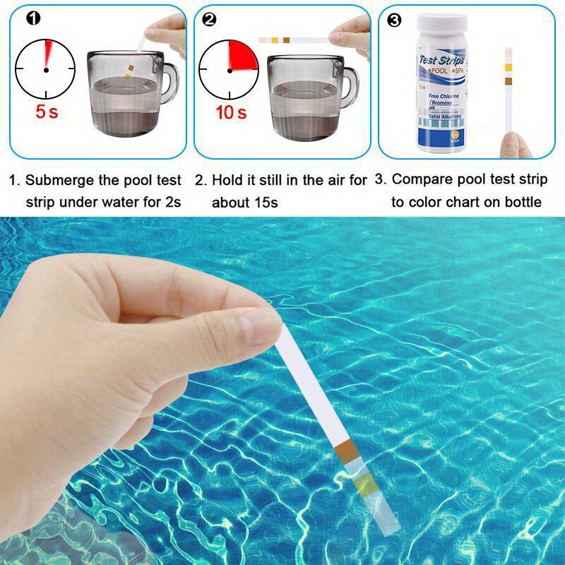 Chlorine PH Test Strips SPA Sw - Aquarium Fish Breeding ulasan dan harga