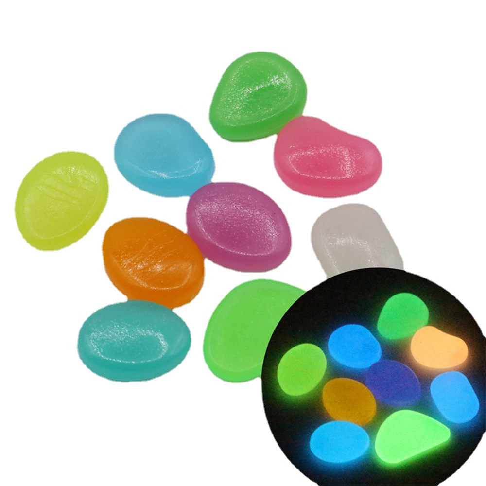 50pcs Luminous Stone Fluoresce - Aquarium Fish Breeding ulasan dan harga