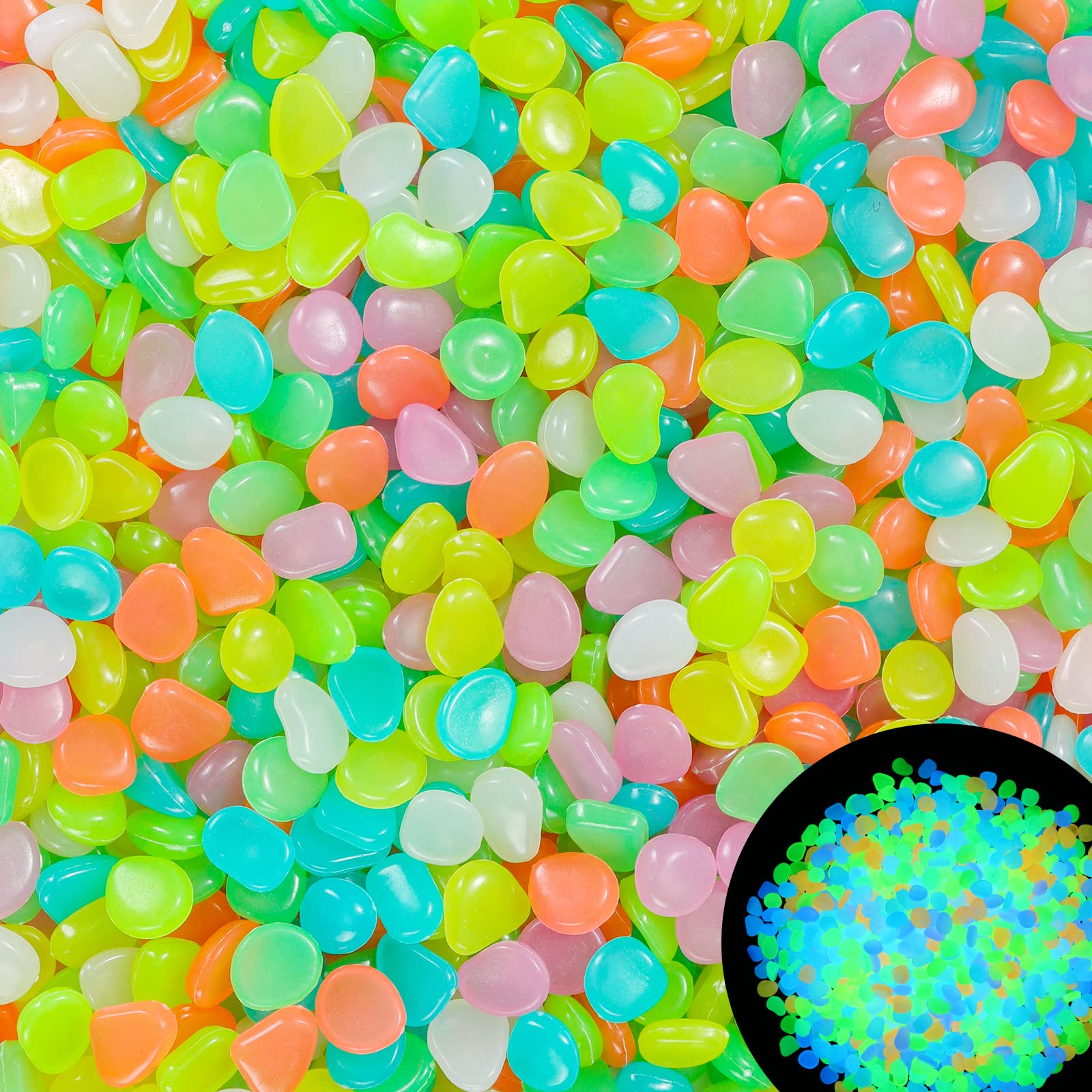 100Pcs Glow in the Dark Garden - Aquarium Fish Breeding ulasan dan harga