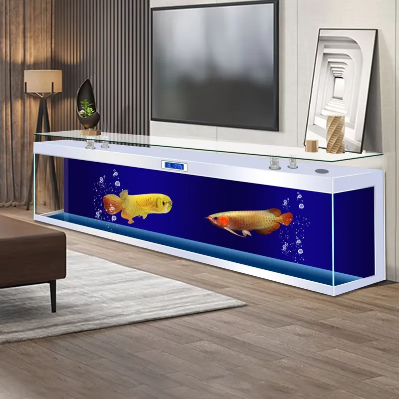 Square TV Stand Fish Aquarium  - Aquarium Fish Low Maintenance ulasan dan harga